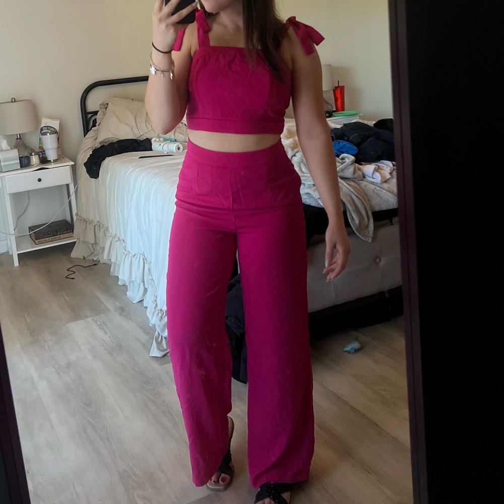 2 Piece Pink Set